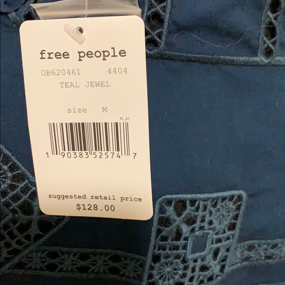 Free People Embroidered Blouse In Medium - Picture 5 of 6